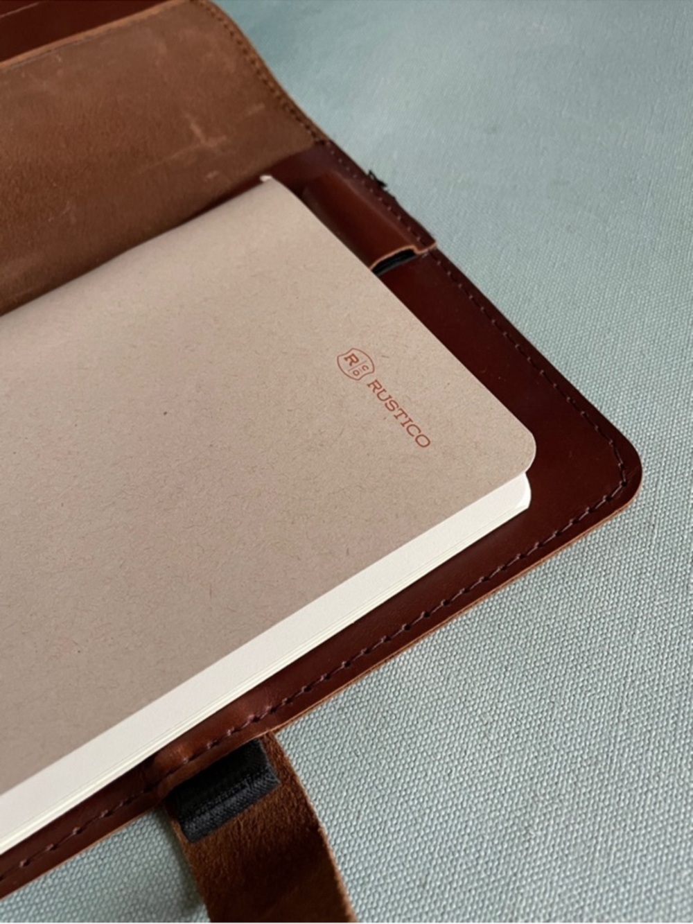 Rustico Leather Notebook Cover Journal - Picture 10 of 14